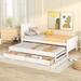 Twin Size Wooden Daybed with Trundle&Drawers