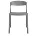 COSCO Outdoor/Indoor Stacking Resin Chair w/ Ribbon Back Plastic/Resin in Gray | 31.6 H x 19 W x 20.9 D in | Wayfair 87534GRY2E