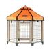 Pet Gazebo Indoor Outdoor Dog Kennel Play Pen with Waterproof Market-Top Cover Desert Sunset 3-ft