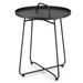 Costway Outdoor Metal Patio End Side Table Weather Resistant with Handle
