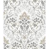 Peel And Stick Wallpaper by RoomMates in Persian Damask Gray