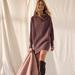 Free People Sweaters | Free People Ottoman Slouchy Tunic In Nutmeg | Color: Brown/Purple | Size: Xs