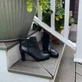 Ralph Lauren Shoes | Lauren Ralph Lauren Size 7 Marcy Ankle Leather Heel Boots | Color: Black | Size: 7