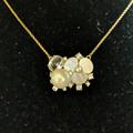 Kate Spade Jewelry | (#104) Nwot Kate Spade Gold Tone Necklace With Floral Design Pendant | Color: Cream/Gold | Size: Os