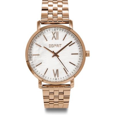 Esprit Damenuhr Edelstahl roségold Damen Image