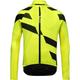 GORE WEAR Herren Thermo Fahrrad-Trikot, C5, L, Neon-Gelb/Grün