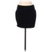 Express Casual Bodycon Skirt Mini: Black Print Bottoms - Women's Size Small
