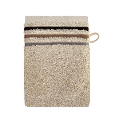 Schiesser Frottier-Waschhandschuhe Skyline Color im 5er-Set (16x22cm) braun Image