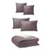 The Tailor's Bed Plum Standard Cotton 5 Piece Comforter Set Polyester/Polyfill/Cotton in Indigo | California King | Wayfair NUH-PLU-CMF-CK-5PC