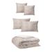 The Tailor's Bed Agneta Prairie Peach Standard Cotton 3 Piece Comforter Set Polyester/Polyfill/Cotton | Wayfair LGT-PRA-CMF-CK-5PC