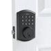 Honeywell Single Cylinder Electronic Look Deadbolt Zinc in Black | 9.13 H x 5.6 W x 3.88 D in | Wayfair 8635028