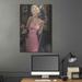 Red Barrel Studio® 'Marilyn's Call II' By Chris Consani, Metal Wall Art Metal in White | 36 H x 24 W x 0.13 D in | Wayfair
