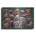 The Holiday Aisle® Christmas Collage by Dean Russo - Unframed Graphic Art on Metal in Green/Red/White | 16 H x 24 W x 0.13 D in | Wayfair