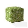 Red Barrel Studio® Box Cushion Ottoman Slipcover Cotton in Green | 17 H x 17 W x 17 D in | Wayfair A00924A1582C423786FB63697842F5EB