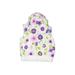 Carter's Fleece Jacket: White Floral Jackets & Outerwear - Size 3 Month