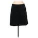 Ann Taylor LOFT Casual Skirt: Green Solid Bottoms - Women's Size 4