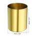 Pencil Holder Pen Holder for Desk Stainless Steel Pencil Holders Cup - Golden