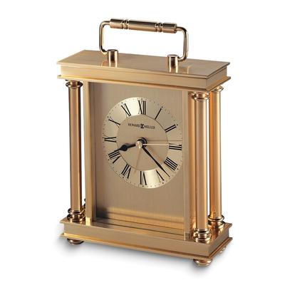 Curata Audra Brushed Brass Quartz Alarm Clock