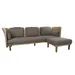 Cane-line Arch Outdoor 3-Seater Sofa with LowArm/Backrest & Ottoman - ARCH 3