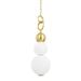 PI1890701-AGB-Hudson Valley Lighting-Perrin - 12W 1 LED Pendant-31 Inches Tall and 9.5 Inches Wide-Aged Brass Finish