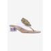 Women's Abriana Sandals by J. Renee in Clear Natural (Size 8 M)