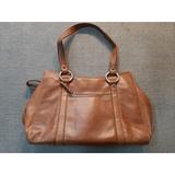 Nine West Bags | Nine West Purse Shoulder Bag Women's Handbag 14"X10"X5" Brown | Color: Brown | Size: 14x10x5