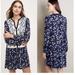 Anthropologie Dresses | Anthropologie Tiny Semele Embroidered Shirt Dress Sz Xs | Color: Blue/White | Size: Xs