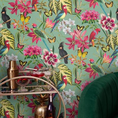 Vliestapete ENVY "Paradiso Multi", bunt (mehrfarbig), B:0,52m L:10m, Vlies, Tapeten Image