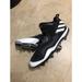 Adidas Shoes | Adidas Power Alley 4 Mid Men's Metal Baseball Cleats Q16575 Black White - Us 15 | Color: White | Size: 17