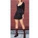 Free People Dresses | Free People Kat Velvet Mini Dress Sweetheart Neckline Lace Detail Size Xs Nwt | Color: Black | Size: Xs