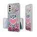 USMNT Galaxy Confetti Design Clear Case