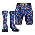 Men's Rock Em Socks Indianapolis Colts Local Food Underwear and Crew Combo Pack