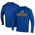 Men's Under Armour Royal Akron RubberDucks Performance Long Sleeve T-Shirt