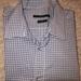 Gucci Shirts | Gucci Men’s Cotten Plaid Long Sleeve Slim Fit Dress Shirt | Color: Blue/White | Size: 43/17