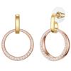 Lulu & Jane - Ohrhänger Metall-Legierung Glas in Roségold Ohrringe 1 ct Damen (26.99 € / 1 ct)
