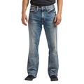 Silver Jeans Men's Craig Easy Fit Bootcut Jean (Size 32-34) Medium Wash, Cotton,Elastine,Polyester,Viscose