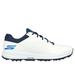 Skechers Men's GO GOLF Elite 5 - GF Shoes | Size 9.0 Extra Wide | White/Navy | Synthetic/Textile | Arch Fit