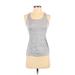 Reebok Active Tank Top: Gray Activewear - Women's Size Small