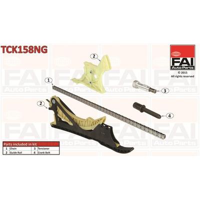 FAI AutoParts Steuerkettensatz Oben ohne Zahnräder für BMW 11317584084 11318648732 11317516074 TCK158NG