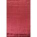 Red Tribal Modern Gabbeh Indian Area Rug Hand-Knotted Silk Carpet - 8'8" x 11'9"