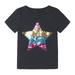 Leesechin Toddler Tops Long Sleeve Clearance Baby Girls Fashion Cotton Funny Discoloration Flip Star Sequins Pattern Top T-shirt