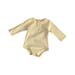 ZHAGHMIN Baby Boy Onesies Baby Unisex Cotton Candy Color Solid Long Sleeve Cotton Romper Bodysuit Clothing Fashion Baby Boy Clothes Cat And Boys Thermal 18 Month Boy Outfit Full Sleeve Tops For Baby