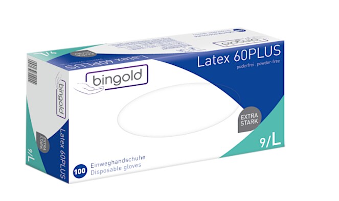 Einmalhandschuh Latex ungepudert 100 Stück (Gr. 8 / M) Image