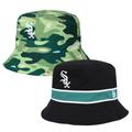 Men's New Era Black Chicago White Sox Reverse Bucket Hat