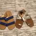 J. Crew Shoes | New Jcrew And Madewell Sandals Bundle Size 7 And 7.5 | Color: Blue/Silver | Size: 7