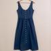 J. Crew Dresses | J Crew - Button Down Midi Dress - Summer Cotton - Navy Blue - Size 4 - Nwt | Color: Blue | Size: 4
