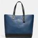 Coach Bags | Coach Academy Tote With Patch - Men's In True Blue/Black Copper | Color: Black/Blue | Size: Os