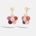 Coach Jewelry | Coach Flower Drop Earrings | Color: Pink/Purple | Size: See Description