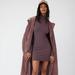 Free People Dresses | Free People Around Town Mini Dress In Nutmeg | Color: Brown/Purple | Size: S