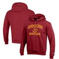 Men's Champion Cardinal USC Trojans Soccer Icon Powerblend Pullover Hoodie